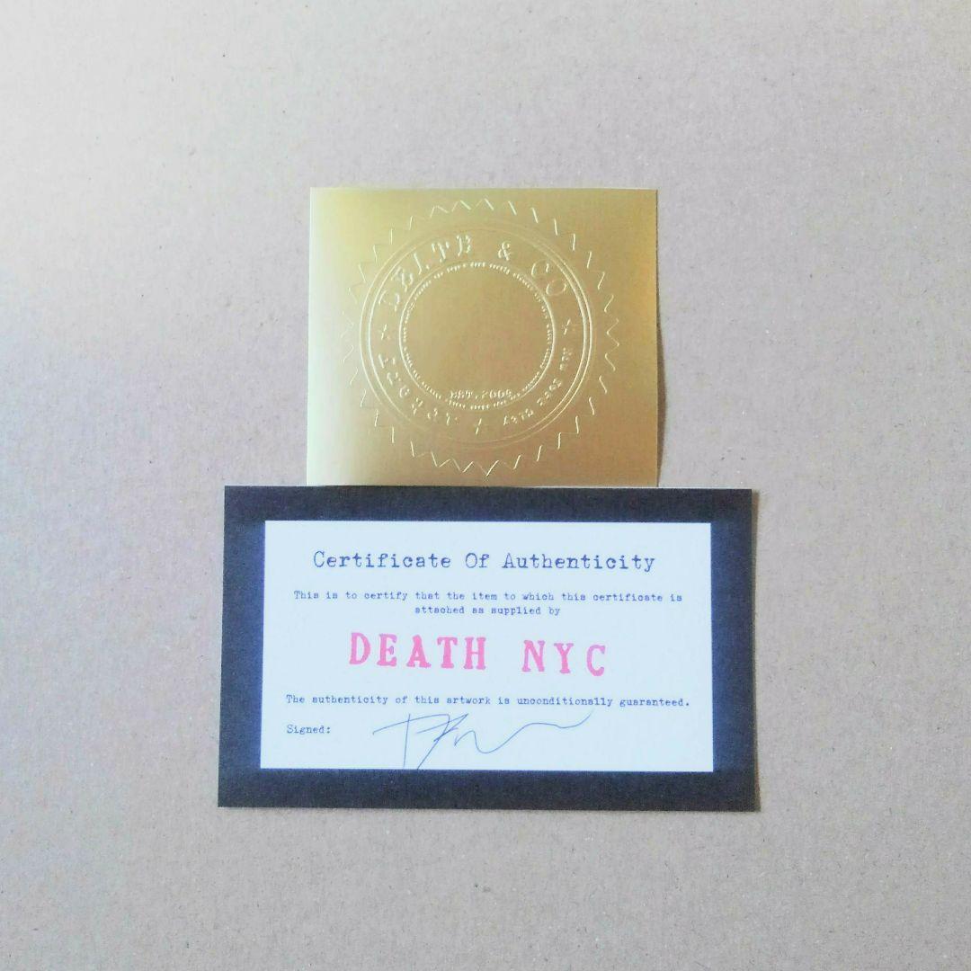 DEATH NYC フェルメール 真珠の耳飾りの少女 アートポスター　極／未使用