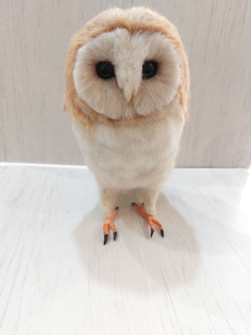 羊毛フェルト　メンフクロウ