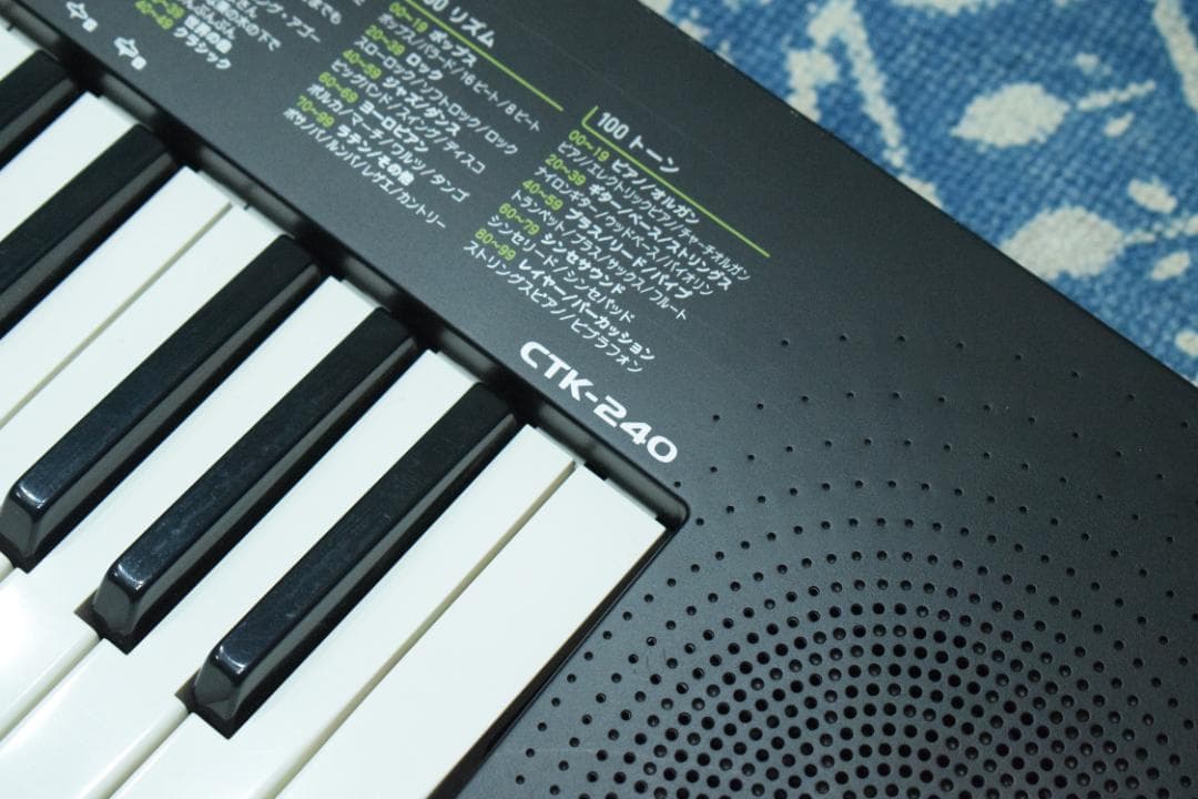 CASIO Casiotone CTK-240 動作OK！49鍵盤