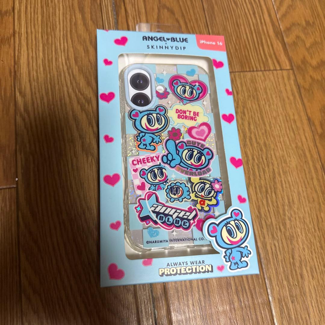 エンジェルブルー　SKINNYDIP iPhone 16 ケース
