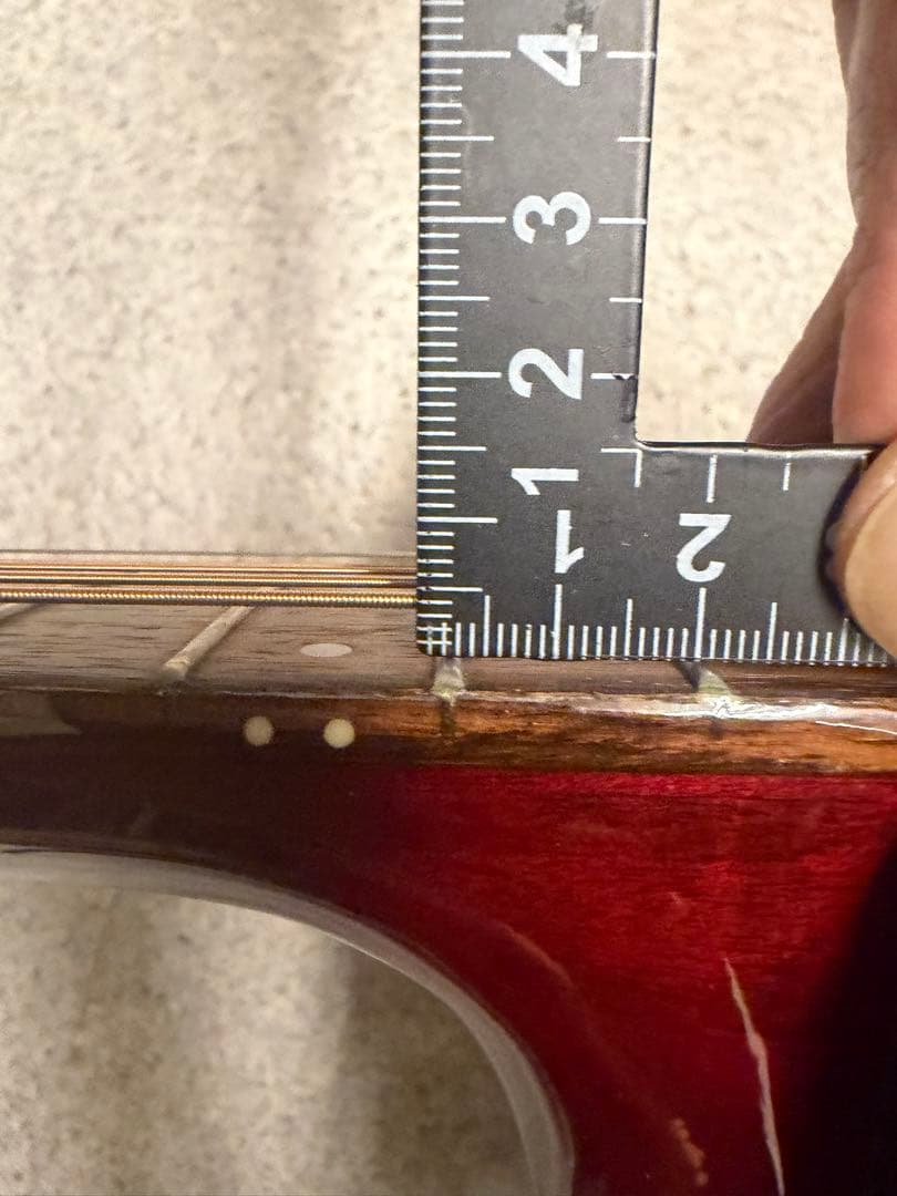 Stafford SAD1000アコースティックギター レッド ハードケース付き