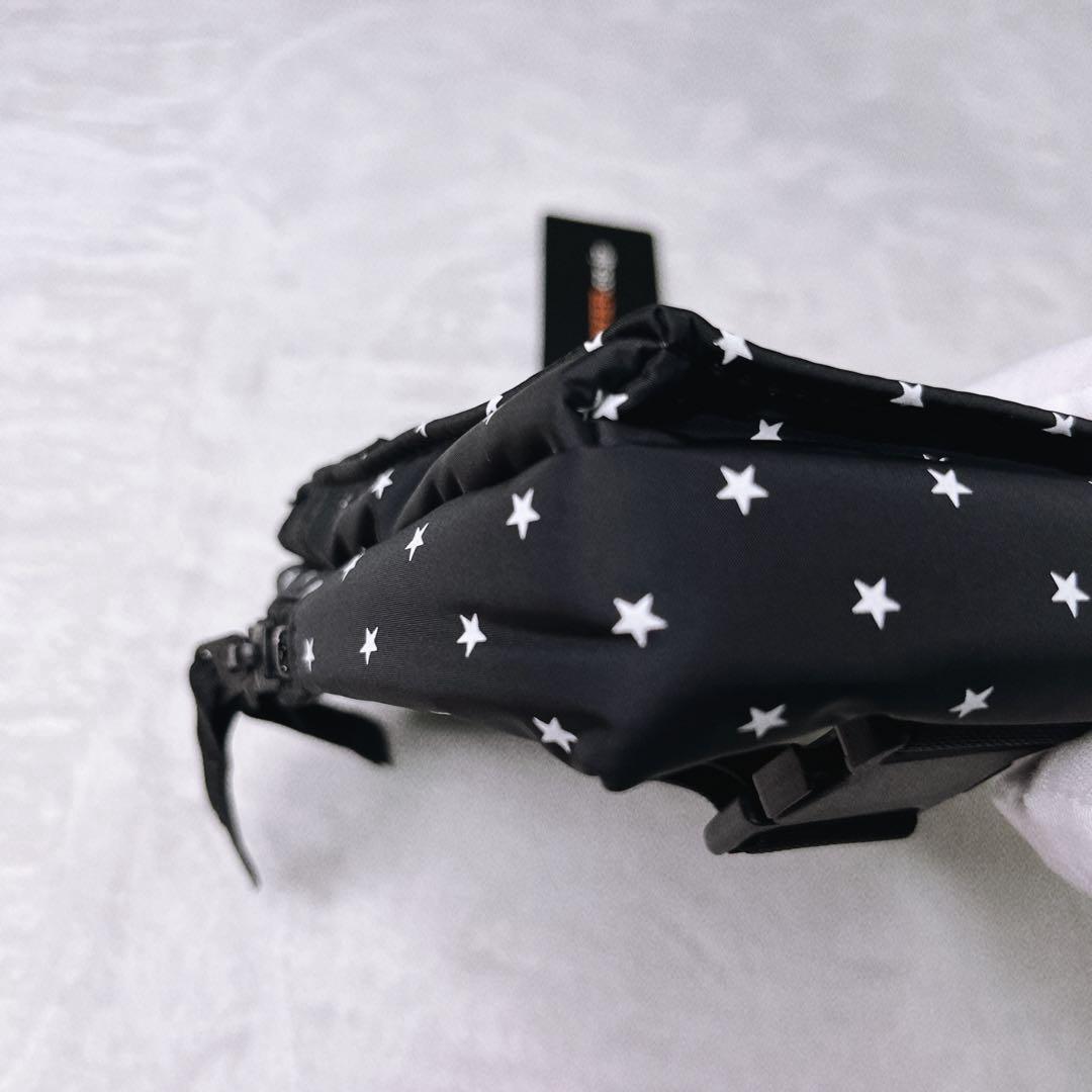 (極美品) HEAD PORTER スター柄　ショルダーバッグ　カメラ収納ポーチ