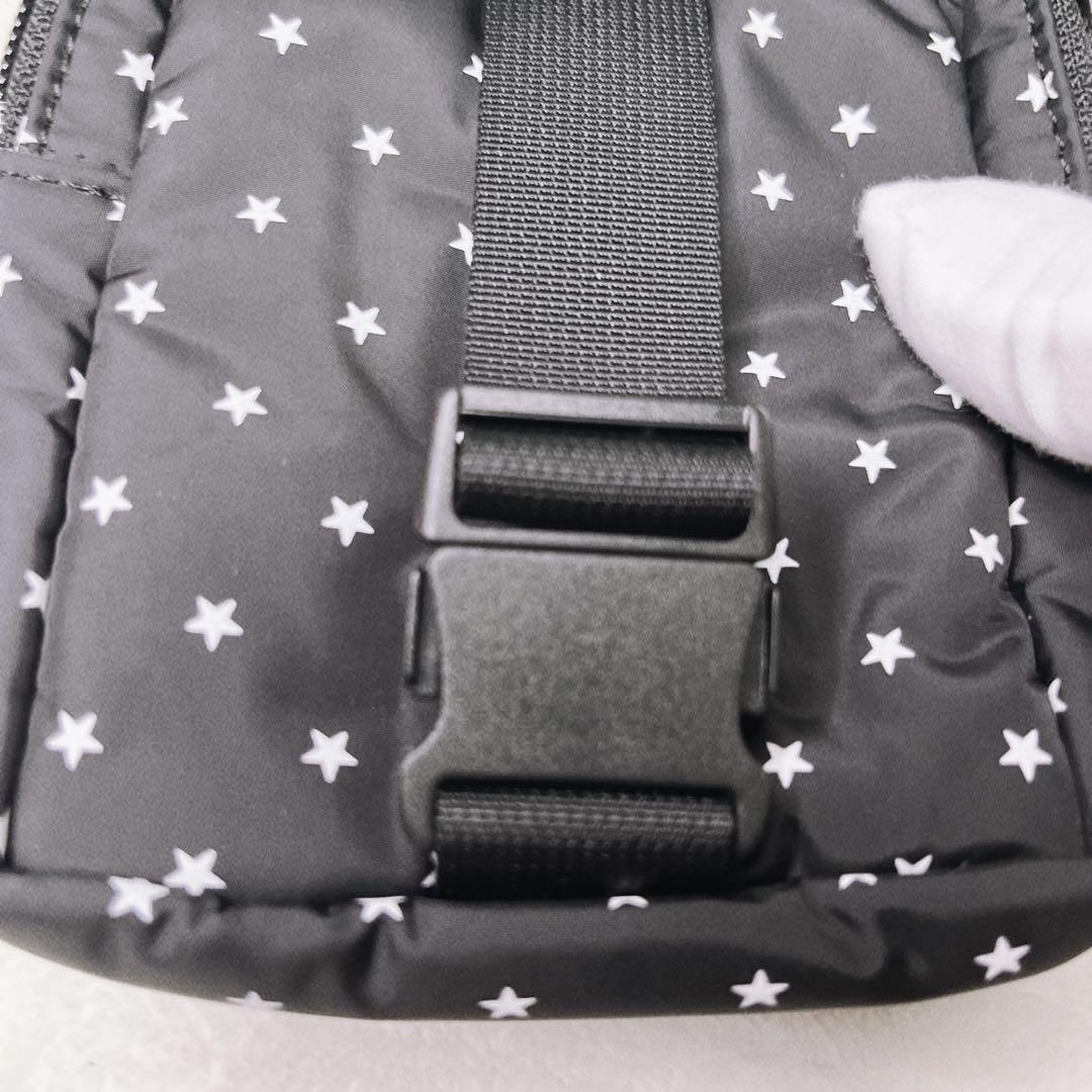 (極美品) HEAD PORTER スター柄　ショルダーバッグ　カメラ収納ポーチ