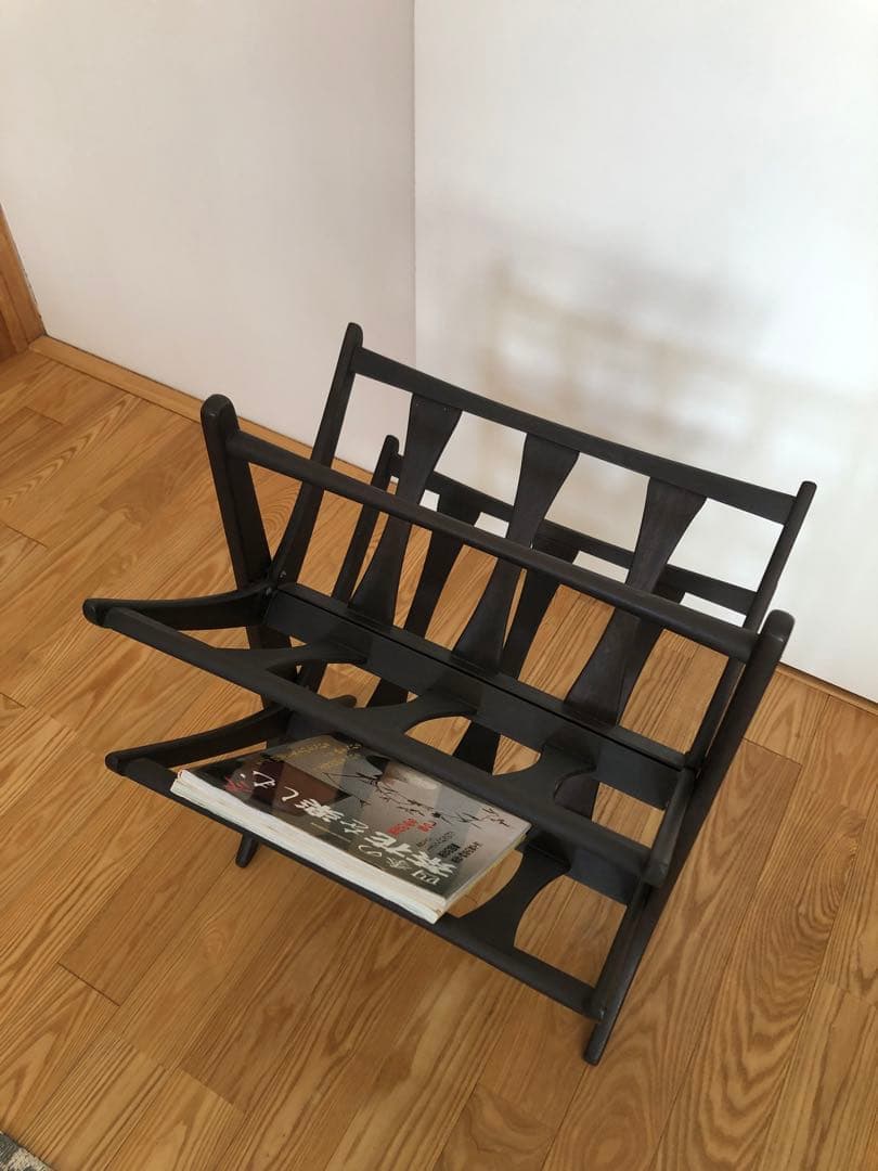 マルニ木工　マガジンラック　木製