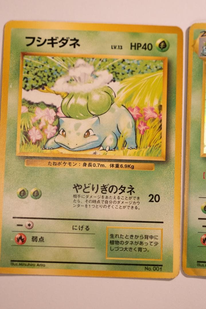 旧裏　初版　フシギダネ フシギソウ フシギバナ 　マーク無しセット