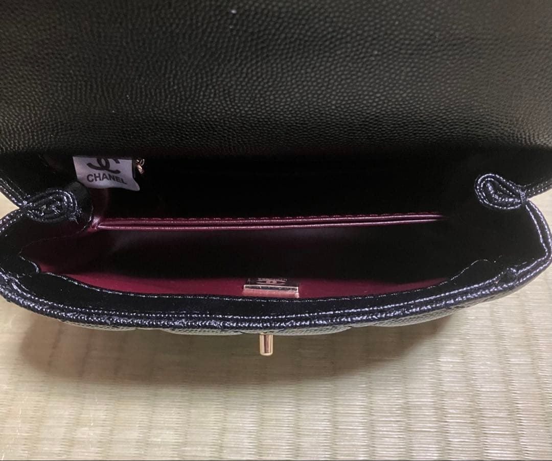 CHANEL ノベルティ ハンドバッグ チェーンショルダー付 2WAY仕様