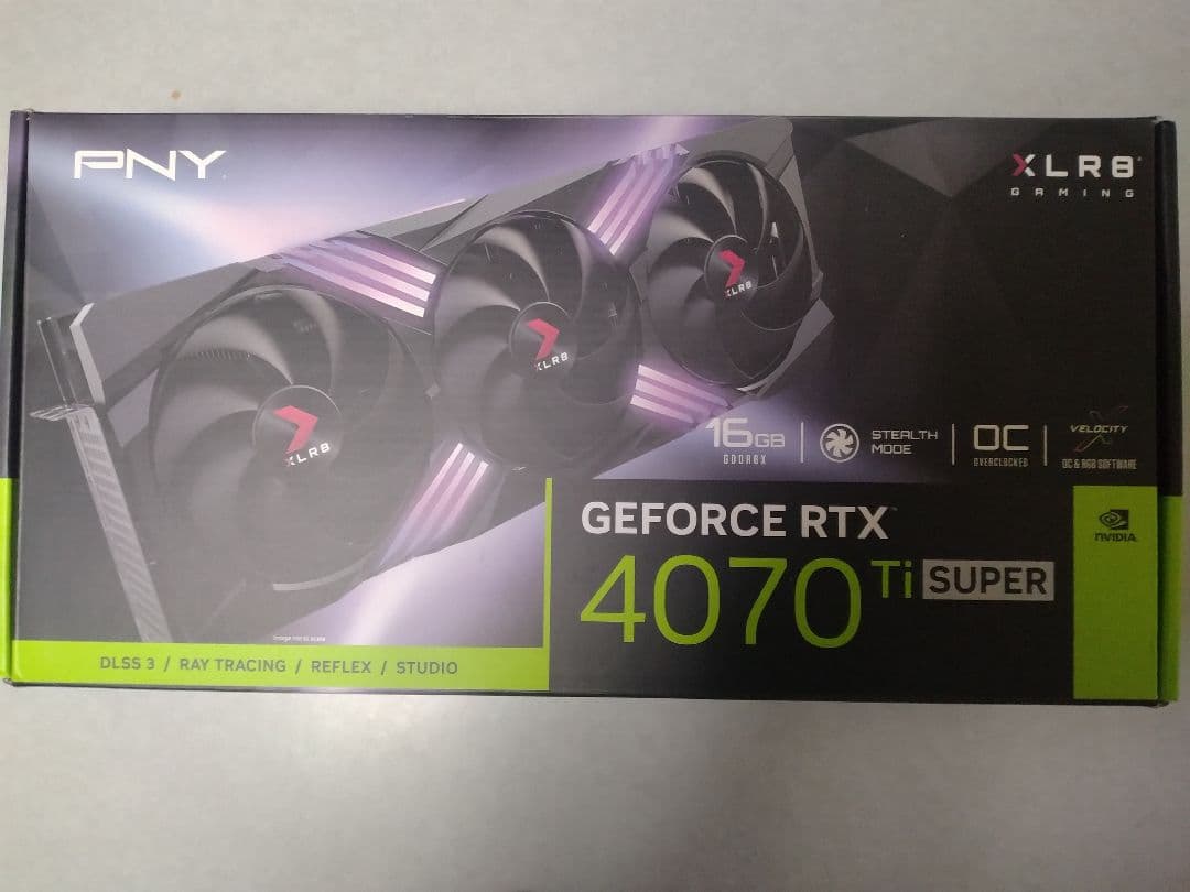 PNY GeForce RTX 4070 Ti Super ほぼ新品