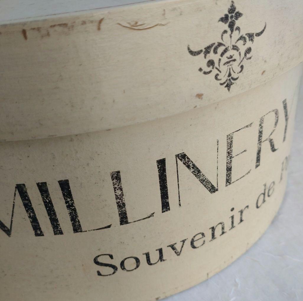 アンティーク風 小物入れ ハットボックス ［No.FR-0026］