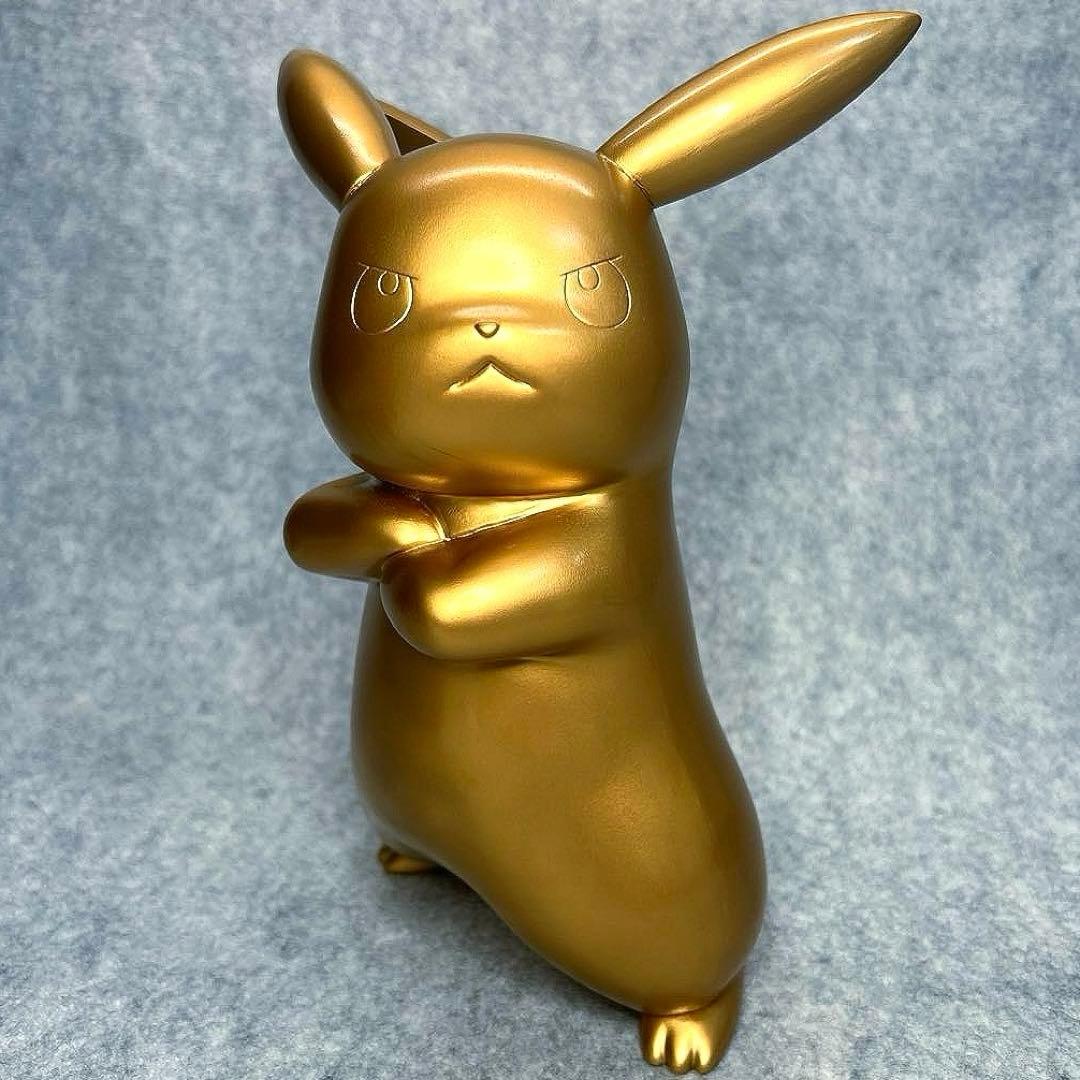 ピカチュウ リペイント フィギュア 一番くじ ポッ拳 幸福の黄金ver. 招猫