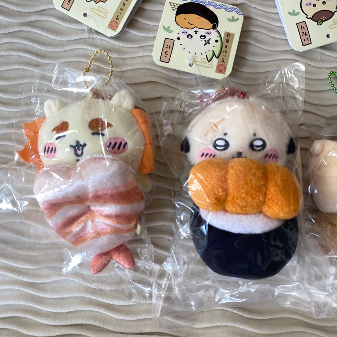 ちいかわ 寿司 シーサー ラッコ くりまんじゅう ３個セット マスコット