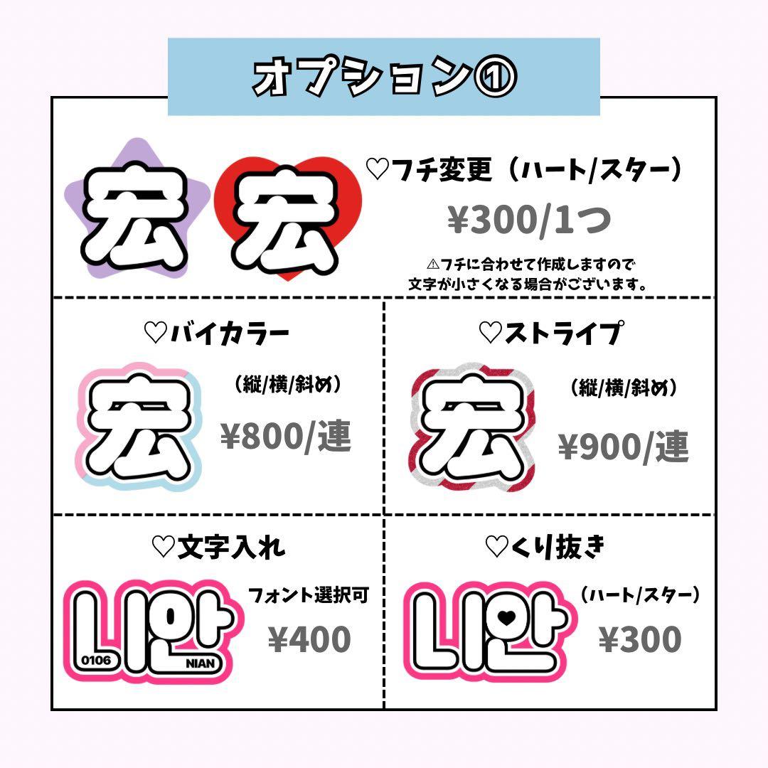ぴ。ページ♡2月中ネームボード うちわ文字 連結文字パネル オーダー
