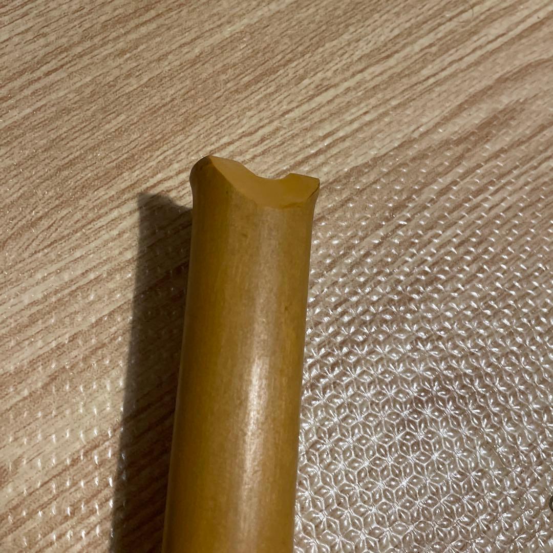 ジャンク品扱い　　尺八本体 竹製 3本セット