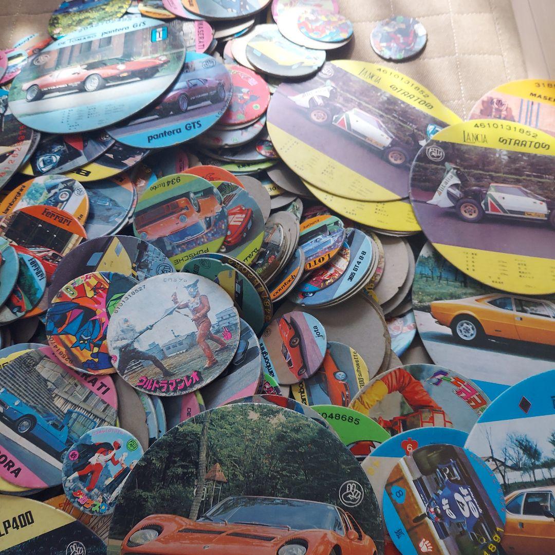 稀少品　レア車のメンコセット（ランボルギーニ・フェラーリ）他多数あり