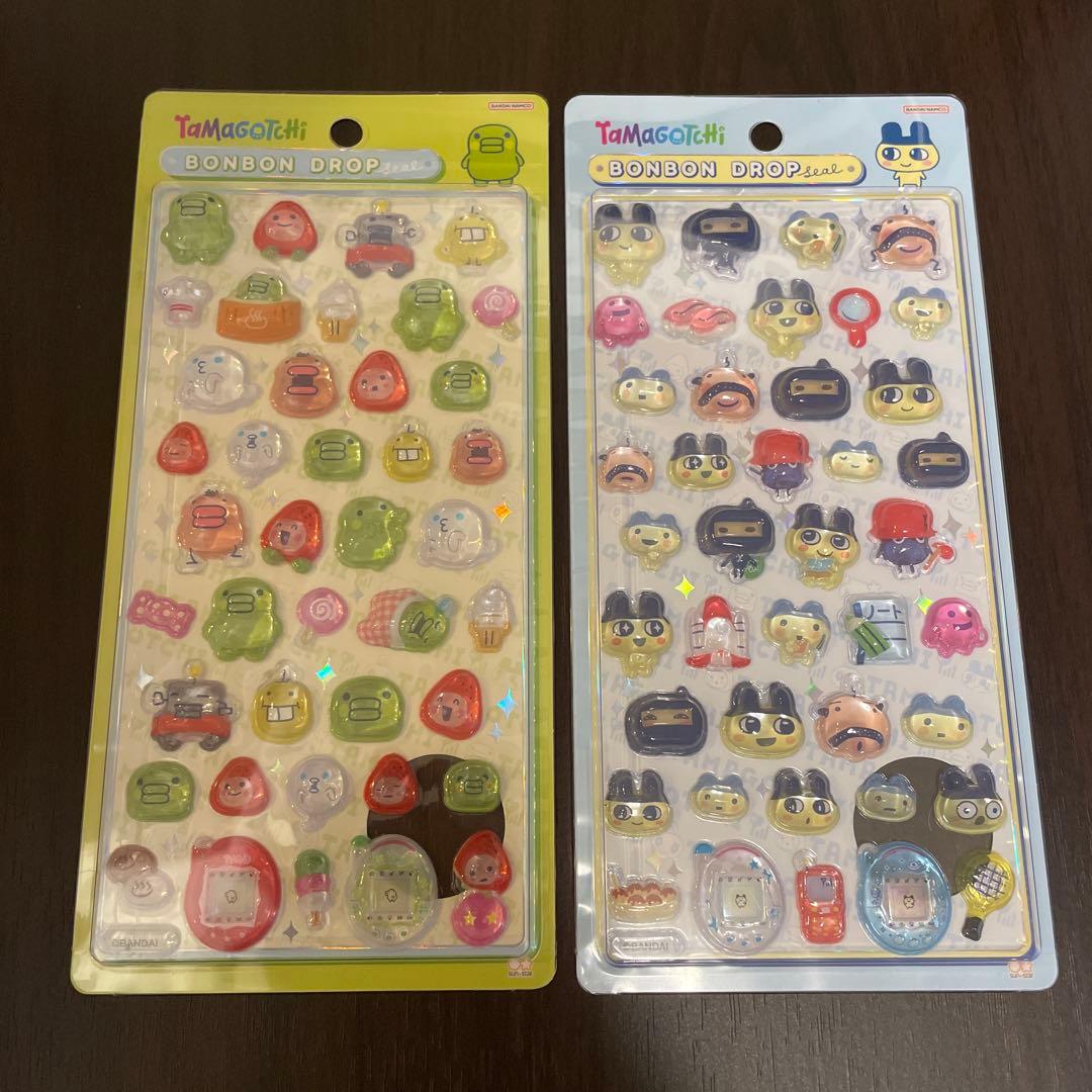 【正規品】たまごっち ボンボンドロップシール 4種類セット サンスター文具