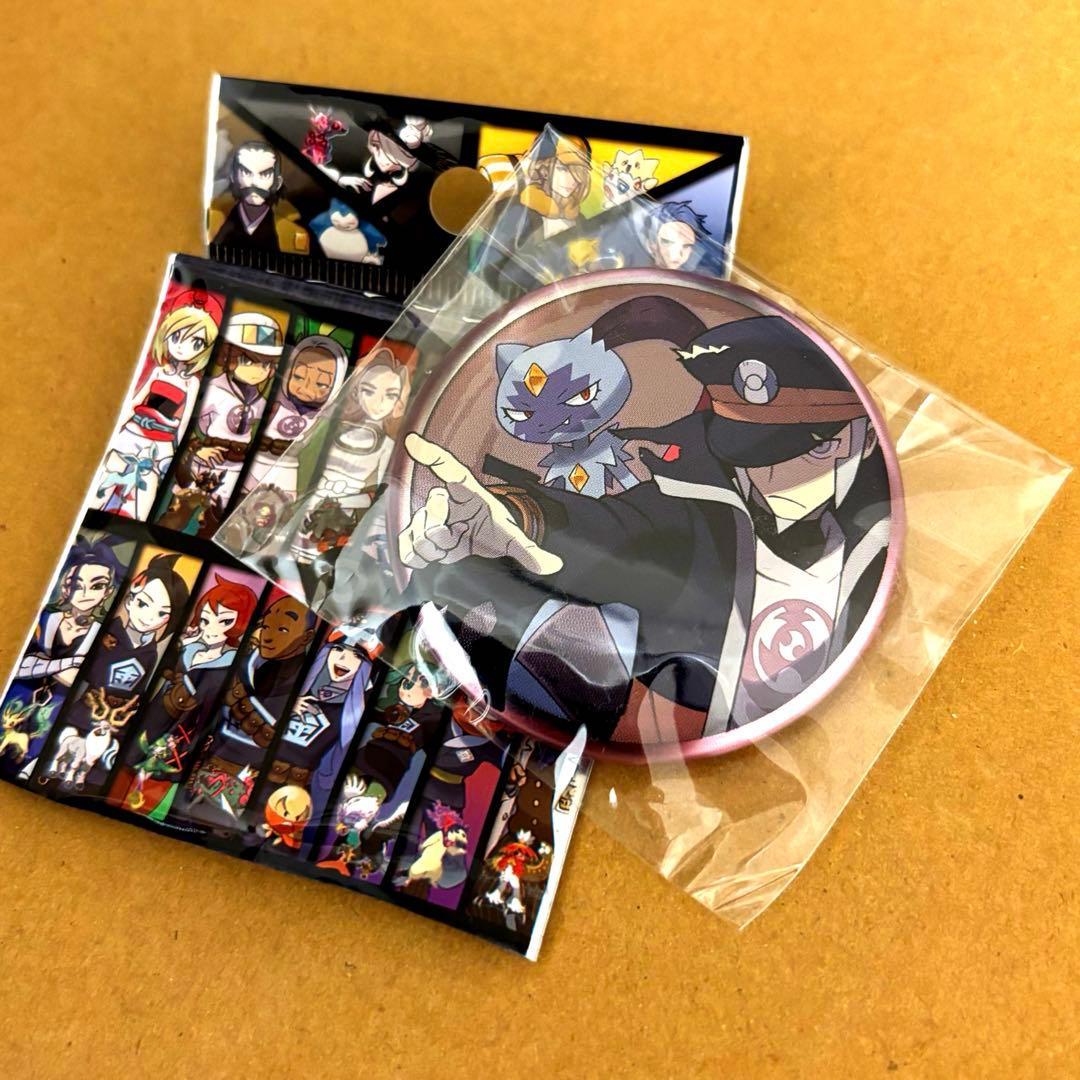 ポケモン アルセウス ヒスイ地方 缶バッジ ノボリ