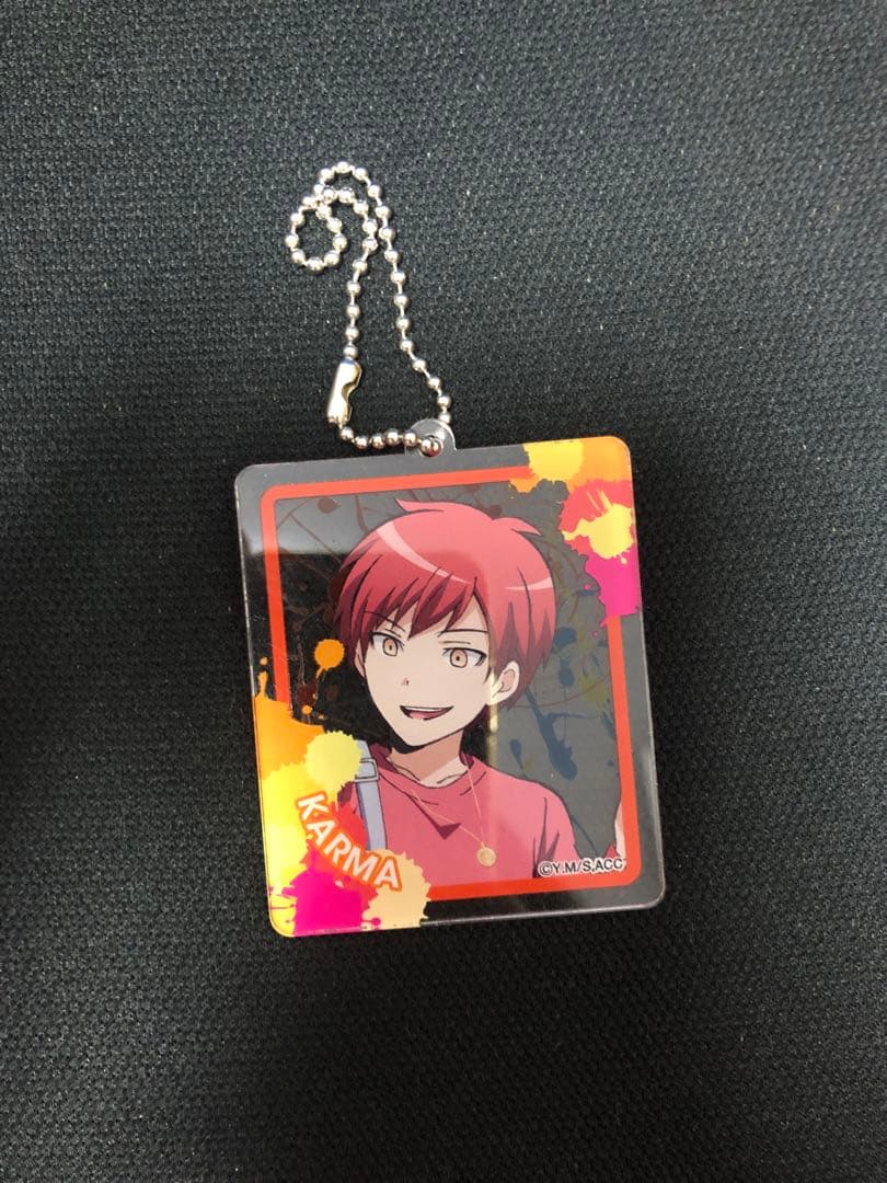 暗殺教室 赤羽業 カルマ 缶バッジ アクリルキーホルダー