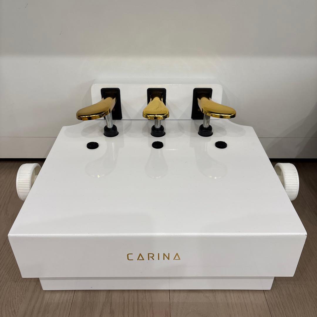 ピアノ 補助ペダル 白 ホワイト carina