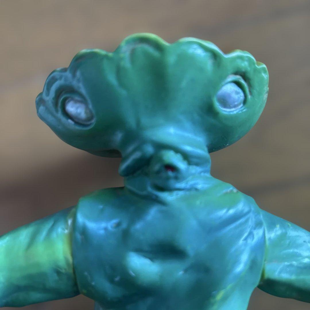 バンデル星人 ソフビ 当時物