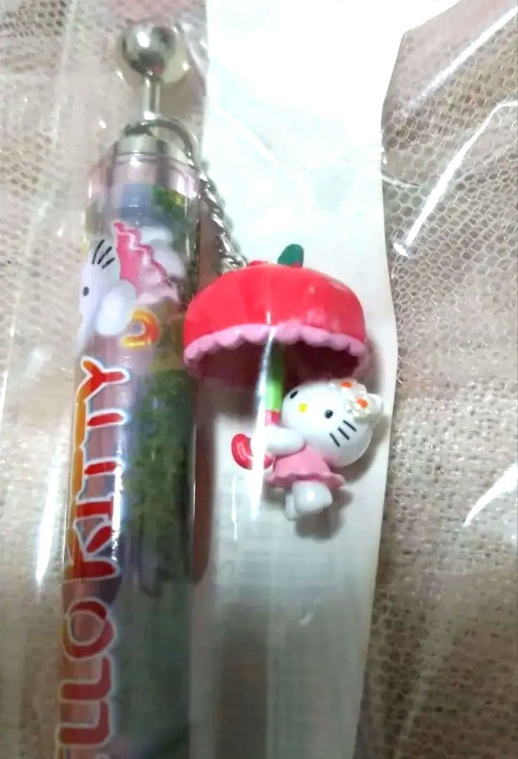 廃盤 レア品 2004年 御当地キティ リンゴフェアリー ボールペン パラソル