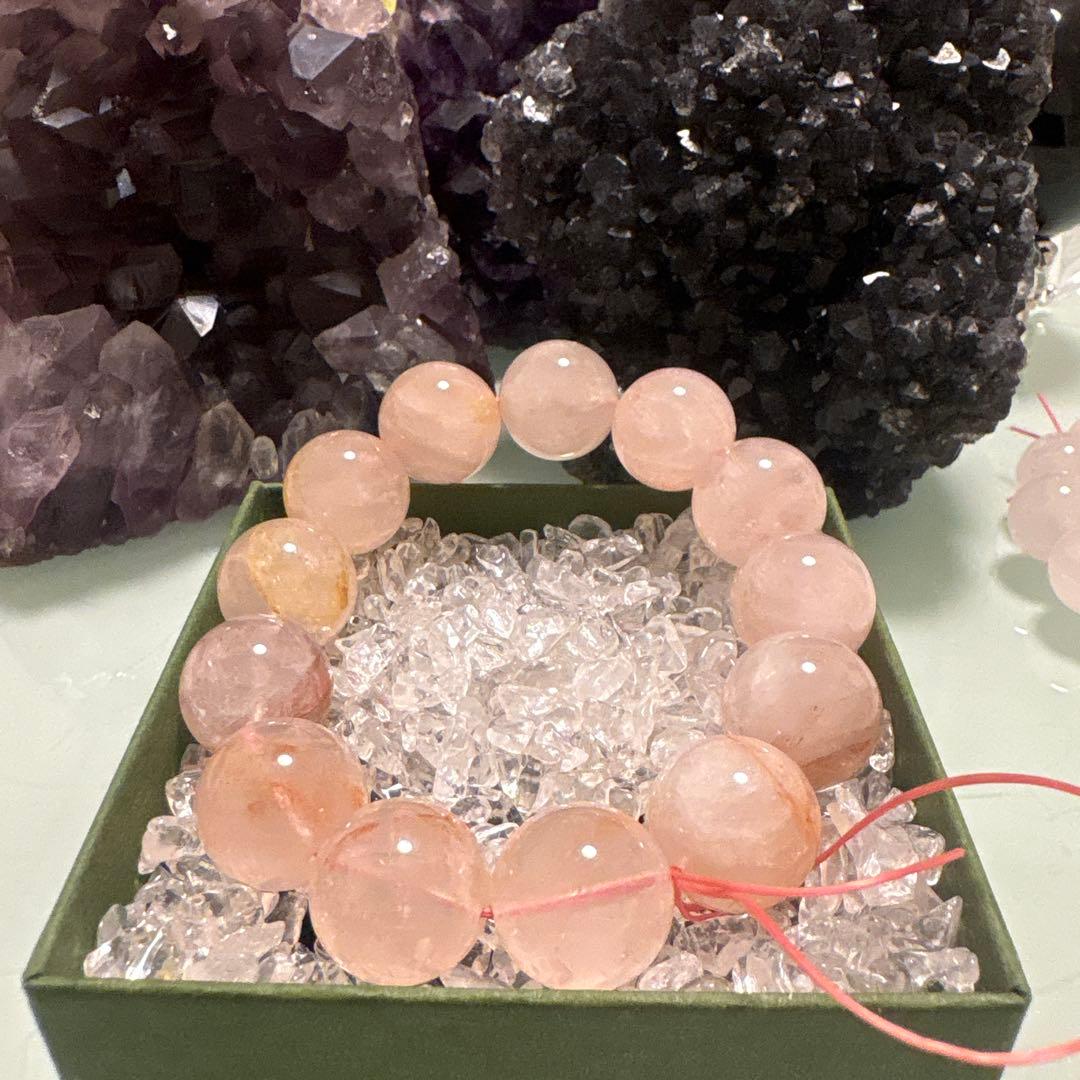 ローズクォーツ１０本大玉
