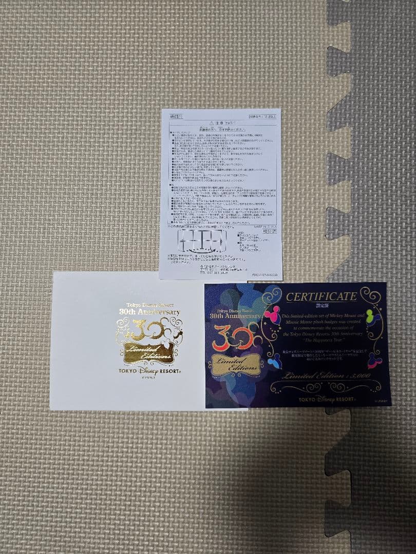ディズニー30周年限定ぬいぐるみバッジセット