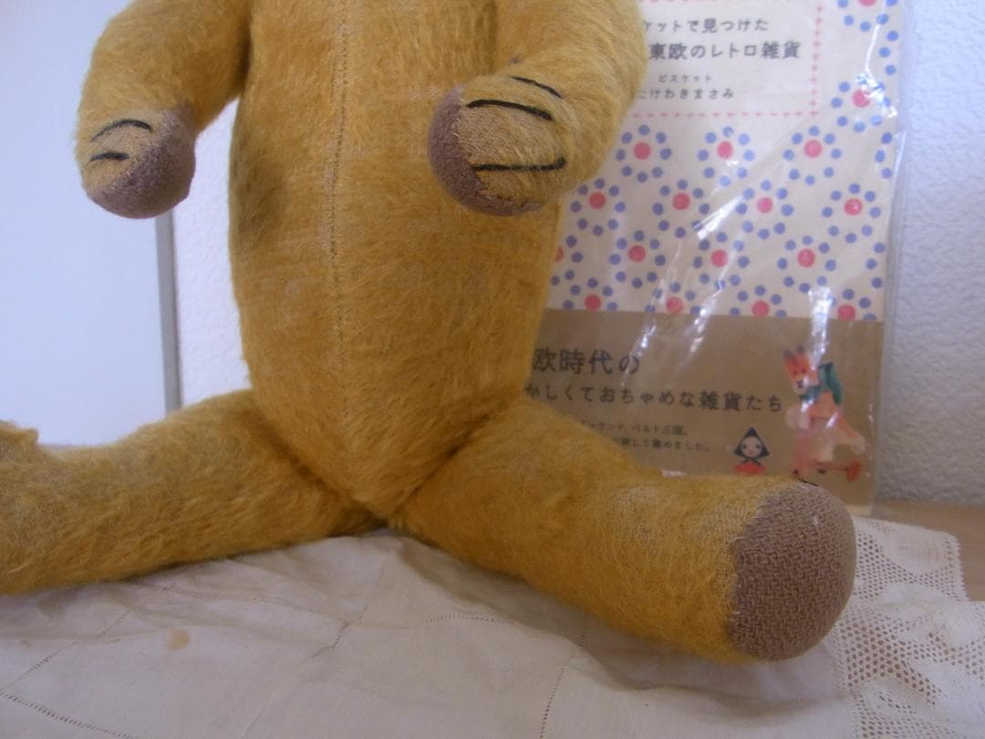 テディベア　アンティーク　ビスケット