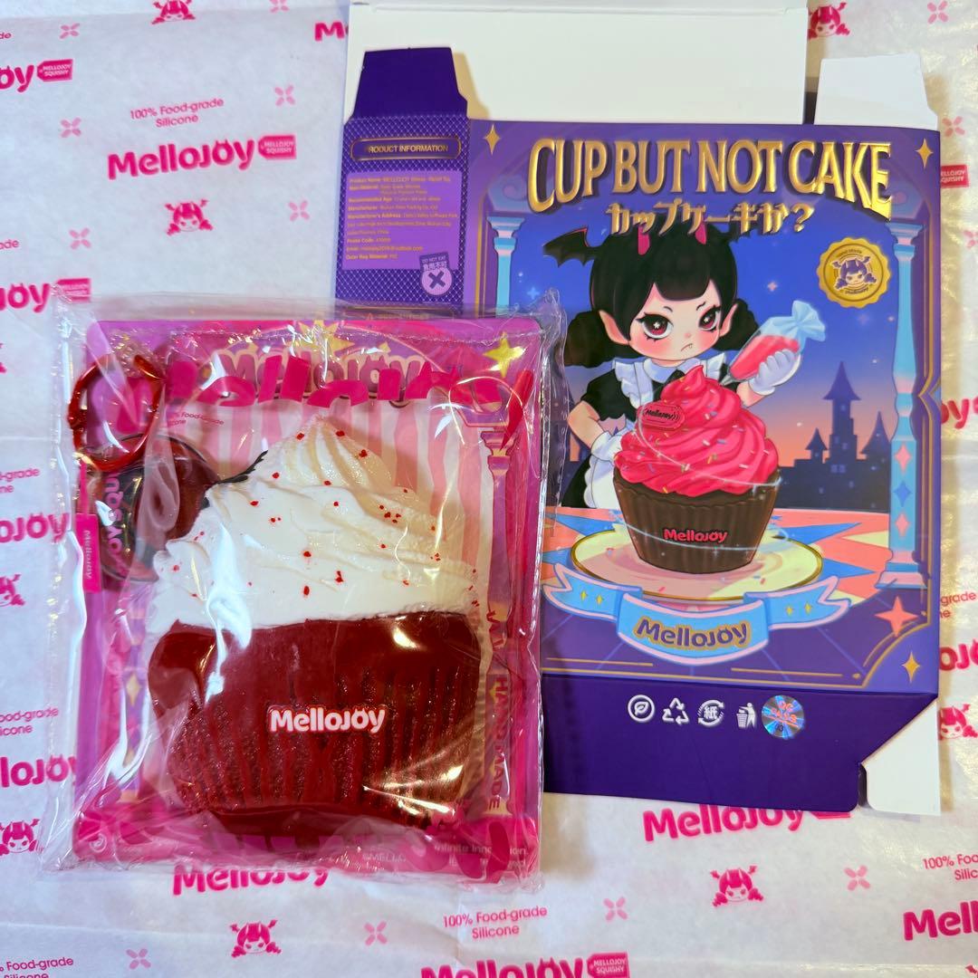 Mellojoy カップケーキか？ レッドベルベットの雨 メロジョイ スクイーズ