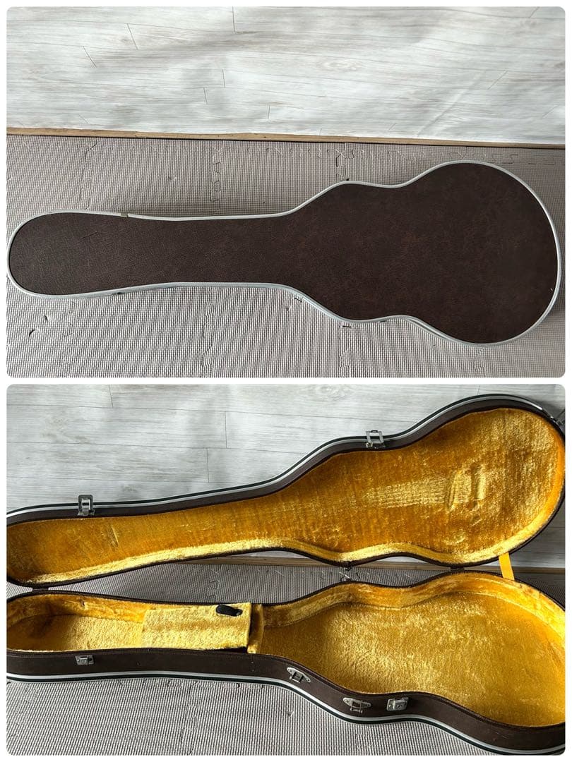 【ジャンク】 Greco グレコ レスポールカスタム ハードケース付き 状態悪