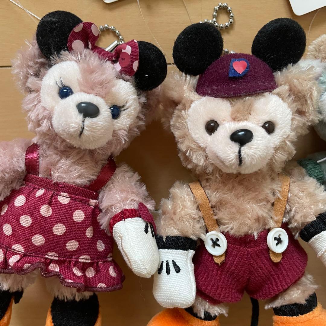 ダッフィーシェリーメイジェラトーニ ぬいぐるみバッチ 仮装 ハロウィン 2015