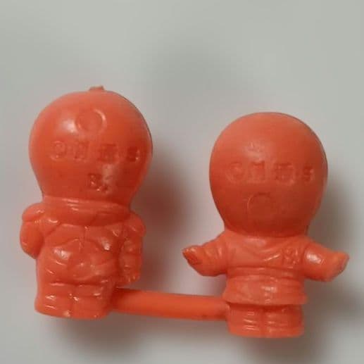 【超激レア・当時物】ガン消し プル＆プルツー（未切り）正規品 橙色
