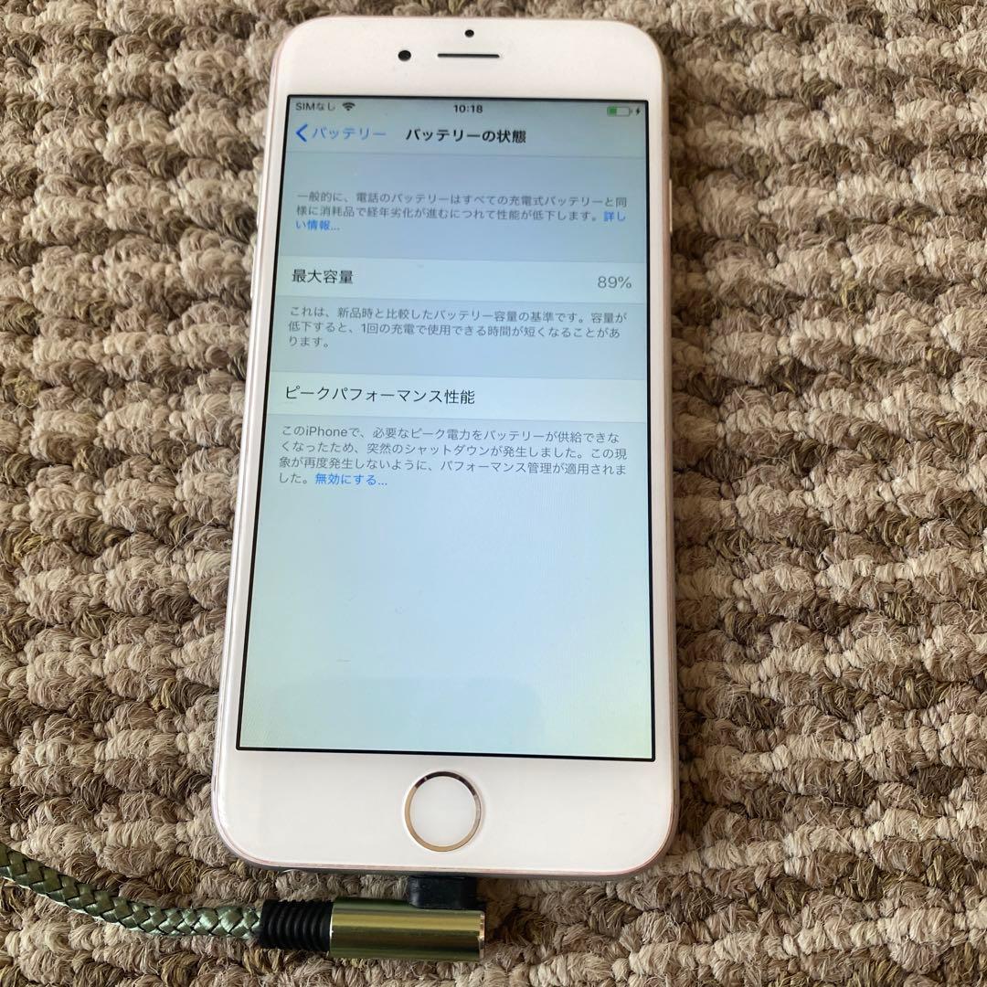 美品　iPhone 6 64GBシルバー 本体1-100