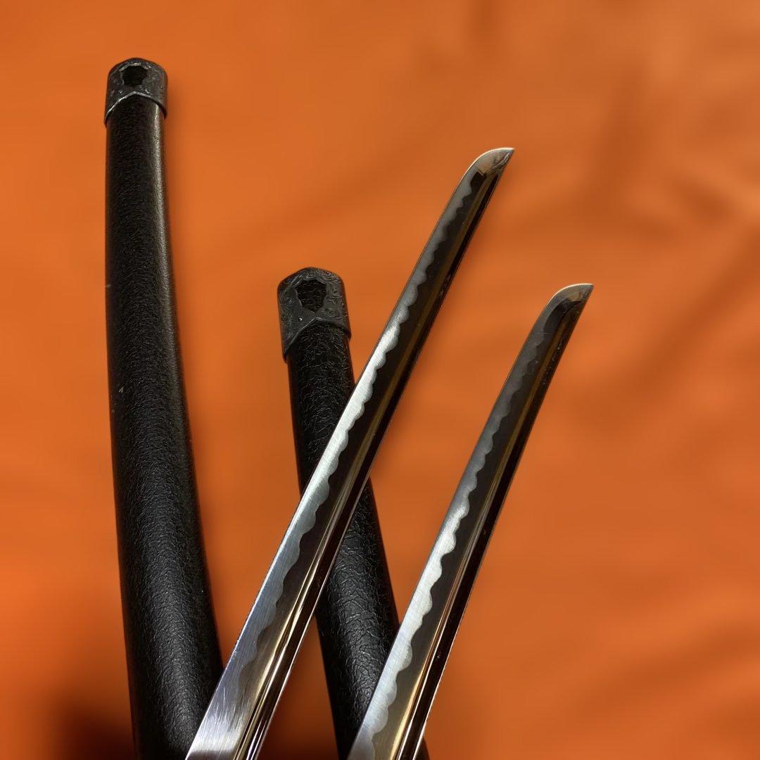 高級模造刀(居合刀)大小２本 宮本武蔵拵え