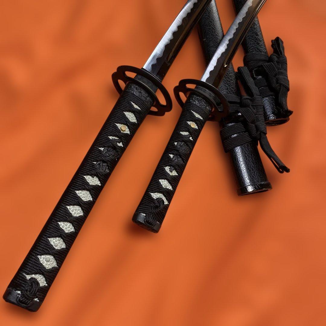 高級模造刀(居合刀)大小２本 宮本武蔵拵え