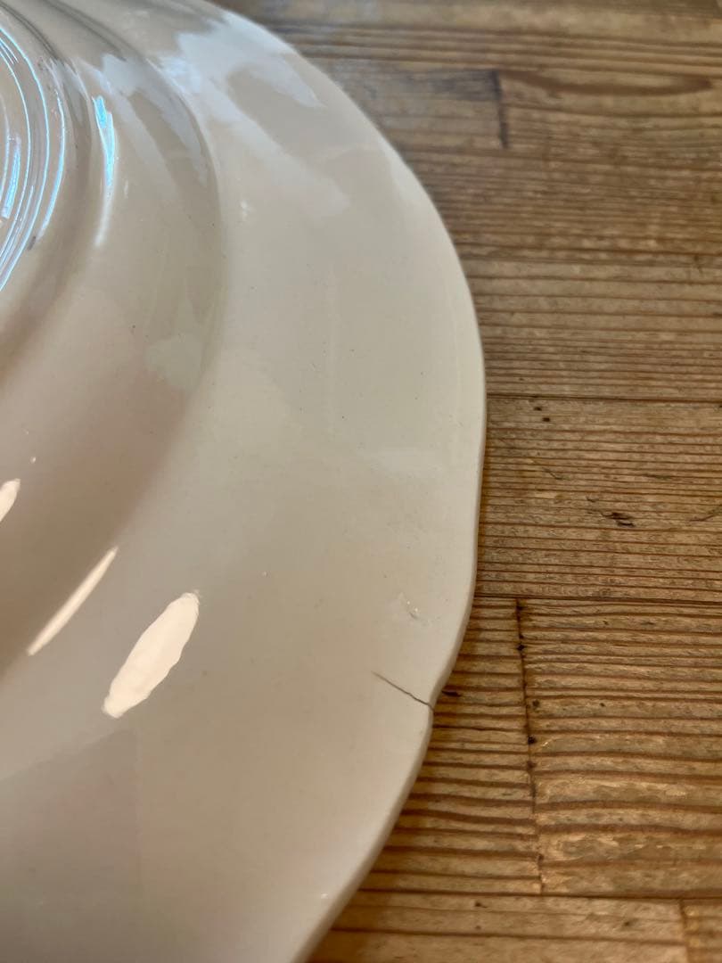 フランスアンティーク　プレート　サルグミンヌ アグレスト　大皿32cm