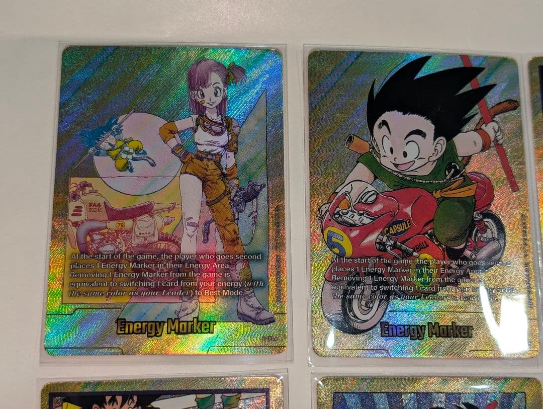 ドラゴンボール　エナジーマーカー　１０枚スリーブ入りセット　英語版