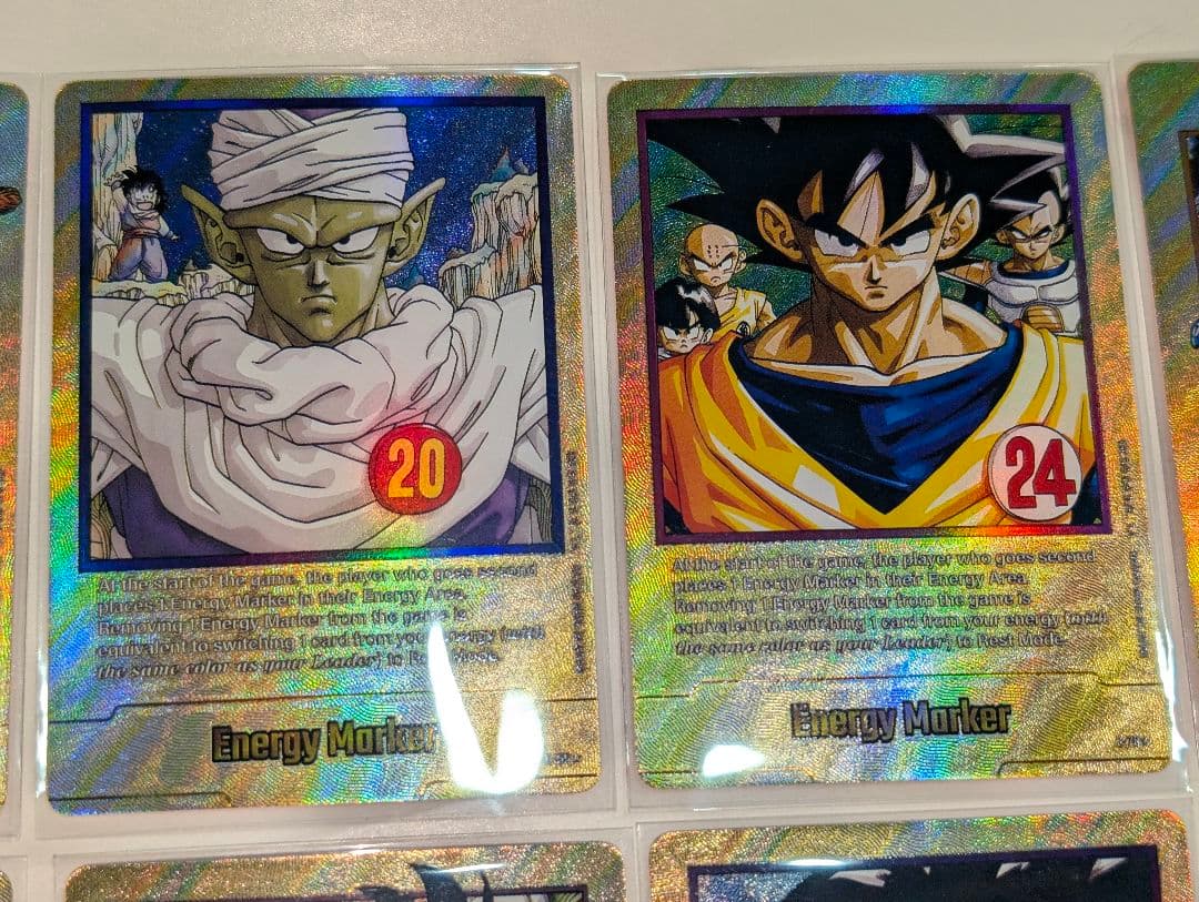 ドラゴンボール　エナジーマーカー　１０枚スリーブ入りセット　英語版