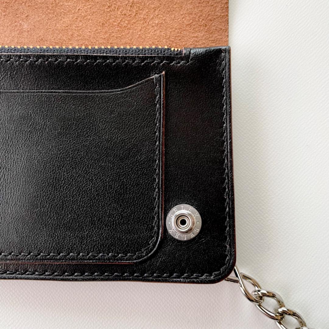 AAADAA ミドルトラッカーウォレット　ホースハイド　デッドストックタロン