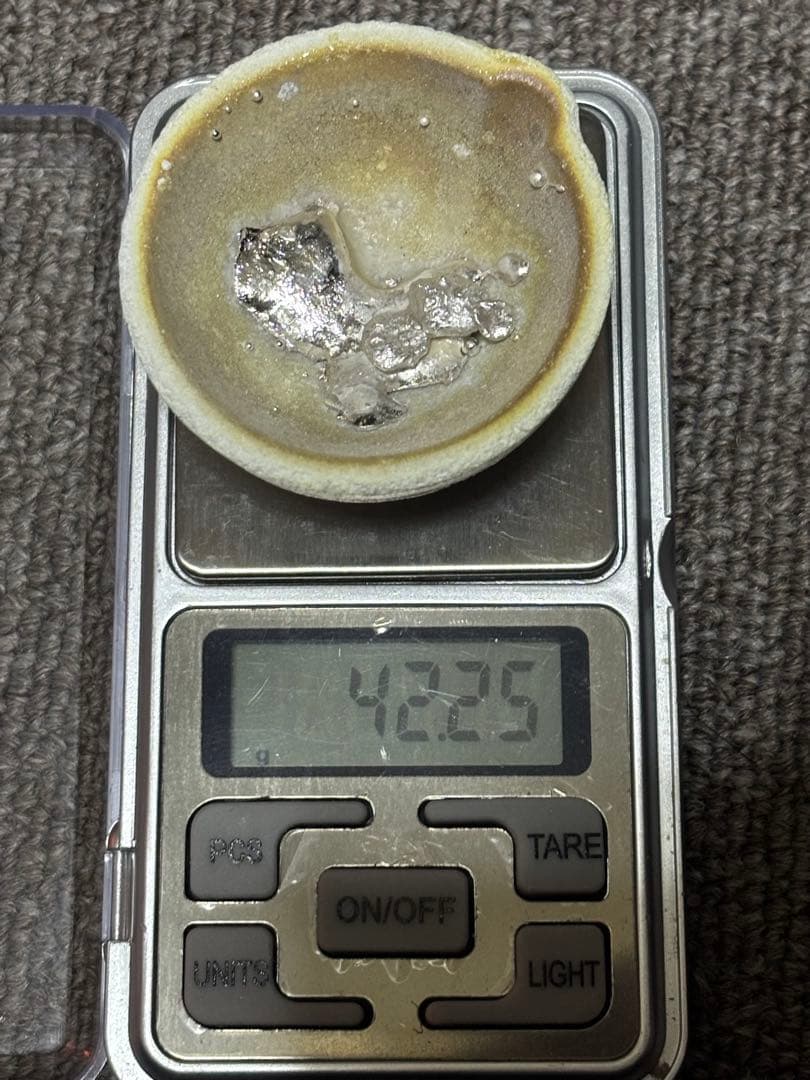め*る様 金銀溶解セット　るつぼ　グラファイト　耐火れんが　はさみ　ホウ砂等　純