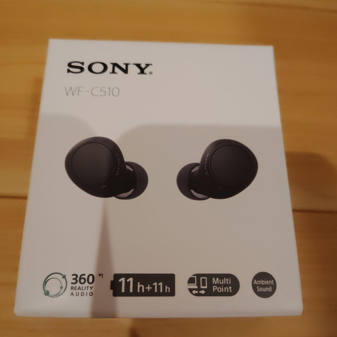 【新品】SONY WF-C510 ブラックワイヤレスイヤホン　26/2/15購入