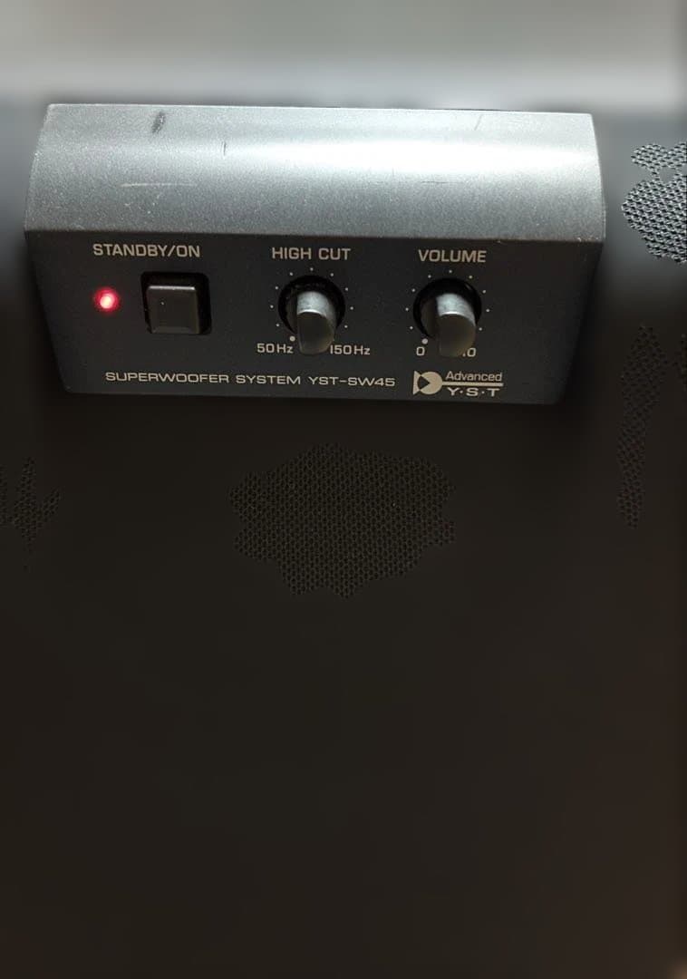 【中古】YAMAHA YST-SW45 サブウーファー ブラック
