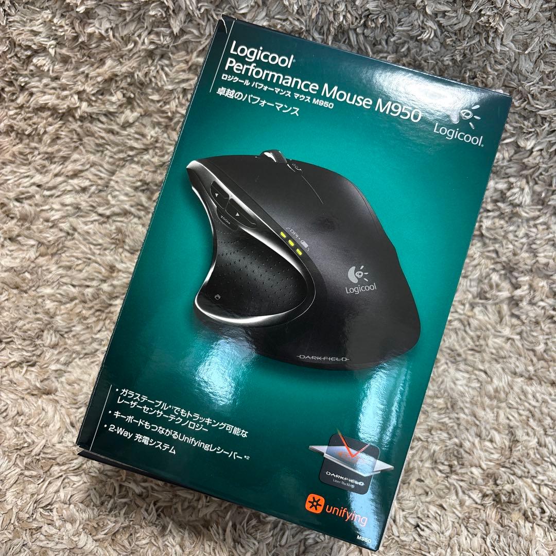 Logicool ワイヤレスマウス ブラック 本体 M950