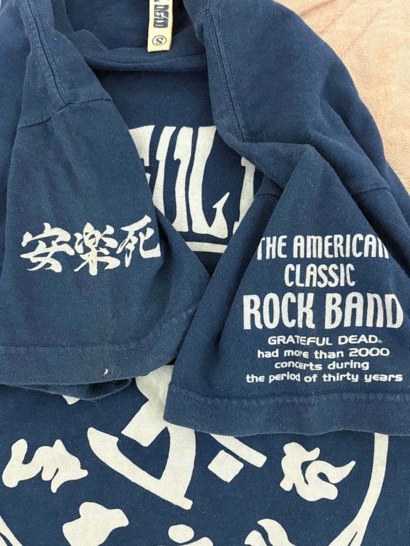 激レアS！GRATEFUL DEAD 安楽死Tシャツ ネイビー