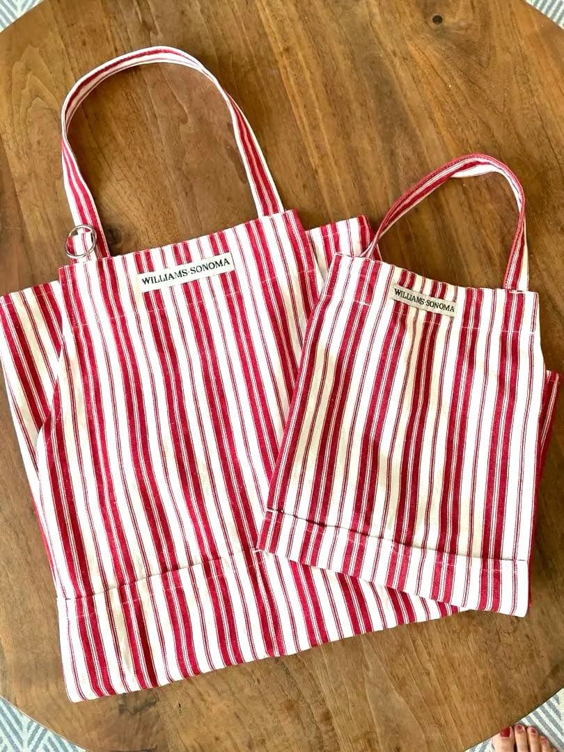 williams sonoma ウイリアムズソノマ　エプロン　親子セット