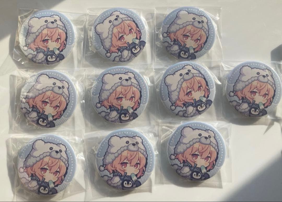 nqrse 缶バッジ しろくま