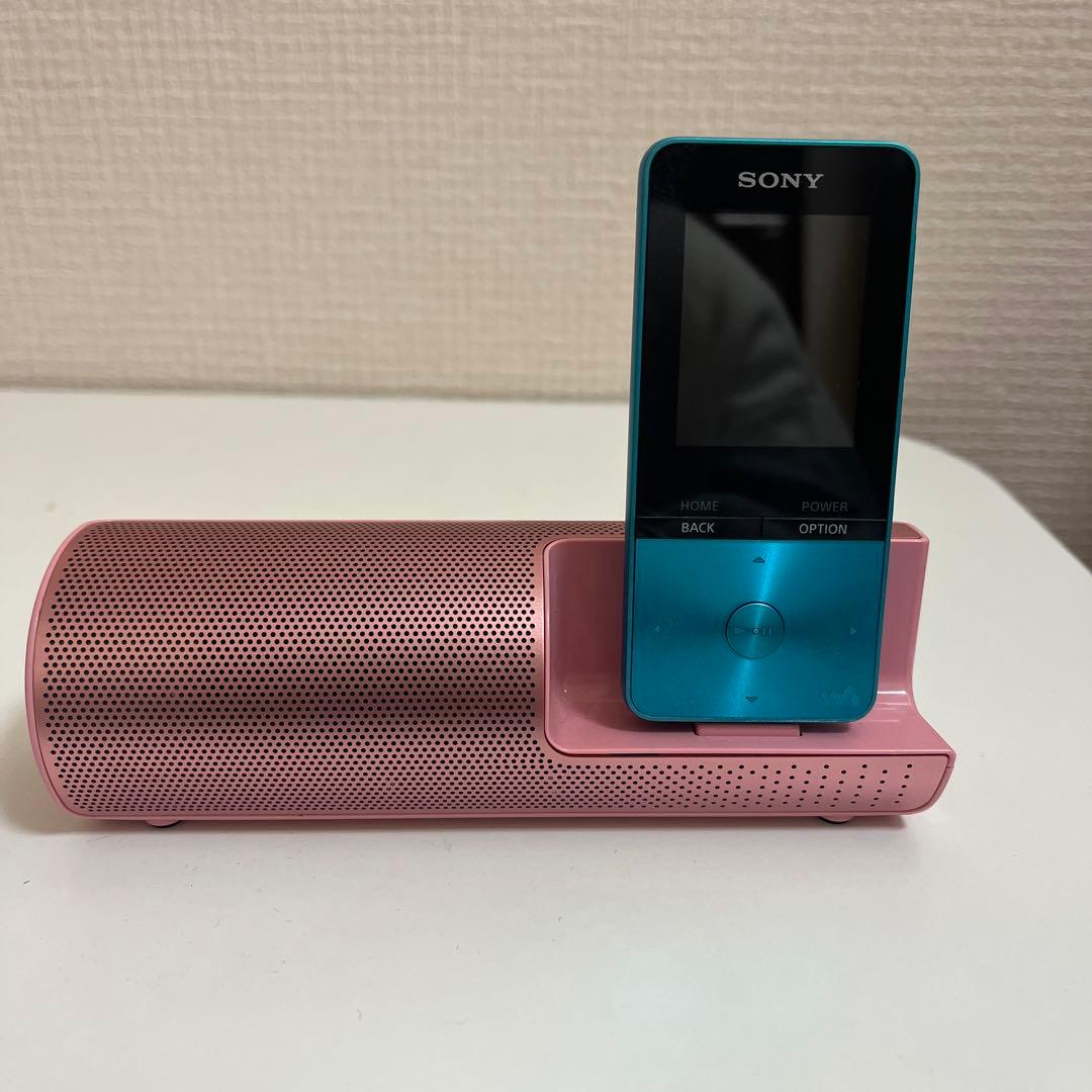 SONY ウォークマン NW-S315 動作品 16GB 青 スピーカー付き