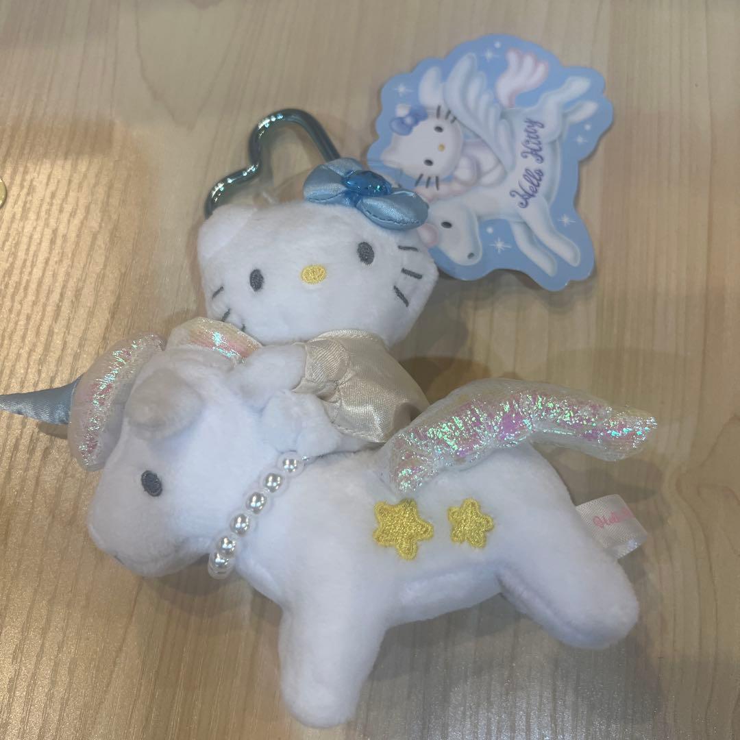 ハローキティ アヒルとユニコーン ぬいぐるみ2個セット