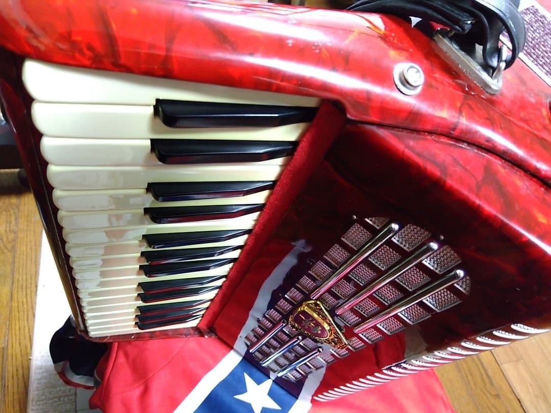 【即演奏可】TOMBO T32 アコーディオン 整備簡易調律済（同機種２号機）