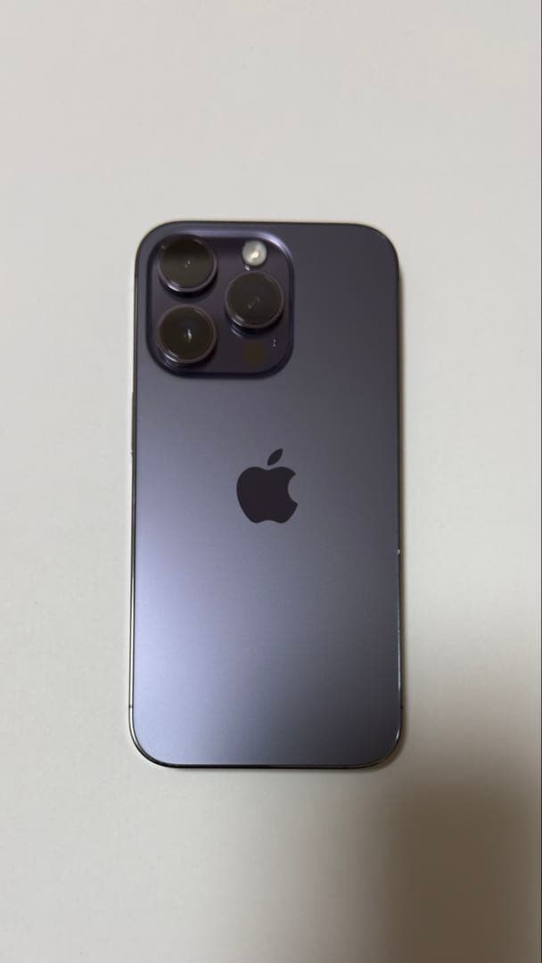 iPhone14 Pro 256GB ディープパープル SIMフリー美品値下げ中