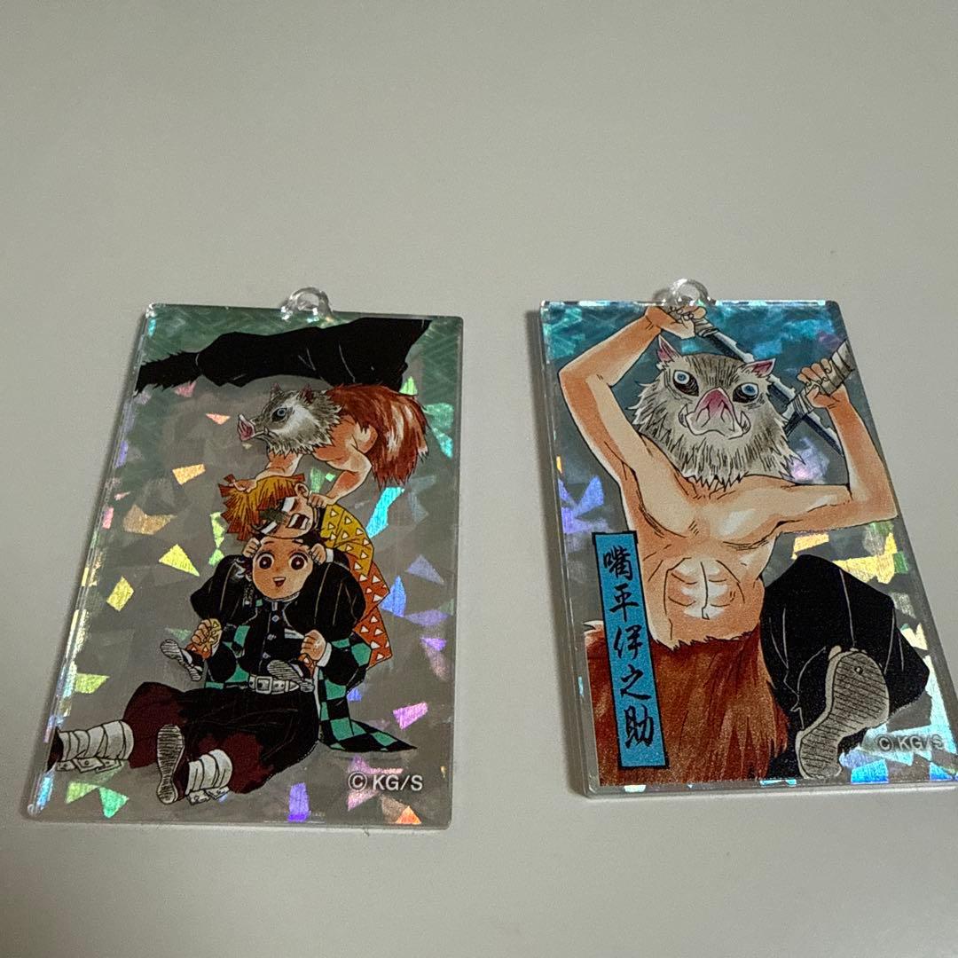 鬼滅の刃 アクリルキーホルダーコレクション　原作グッズ　かまぼこ隊　伊之助