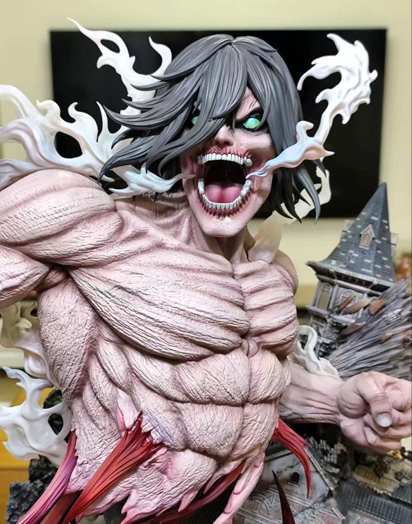 進撃の巨人 ⑨ エレン·イェーガー ガレージキット ガレキ スタチュー